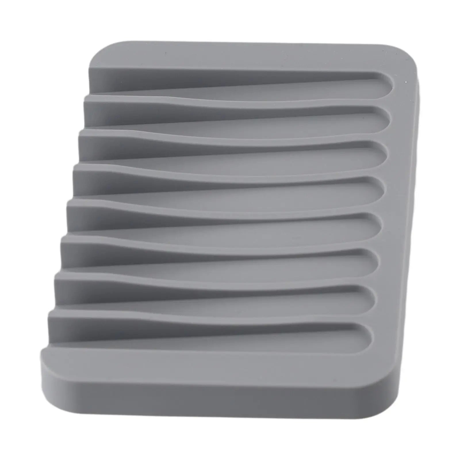 1/2pcs Silicone Self Draining Soap Dishes Kitchen Sink Soap Dish Sponge Tray Soap Holder Countertop Soap Dispenser Oasis Select gray