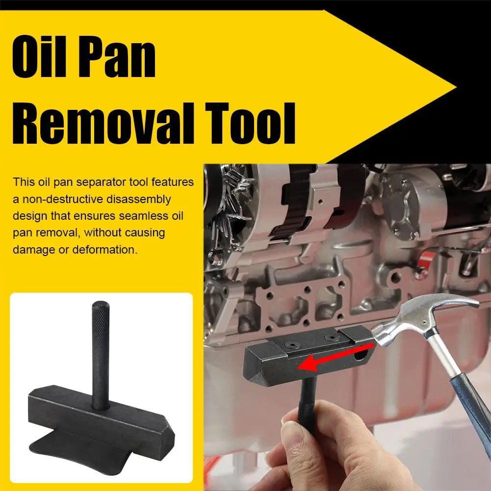 Oil Pan Separator Tool Sturdy Engine Oil Tray Seal Cutter Motorcycle Oil Tray Engine Oil Drain Pan Separator Tool Remover Oasis Select
