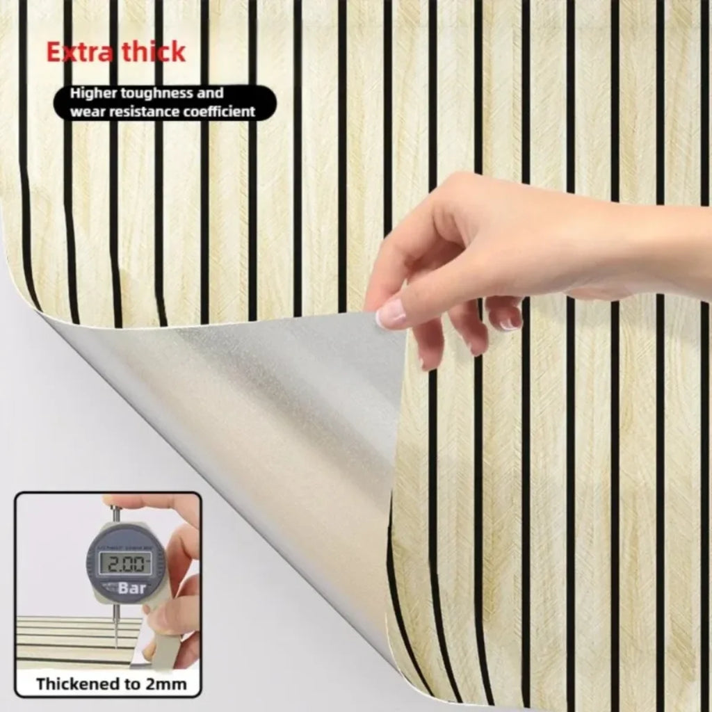 Thick Brown Grid Peel and Stick Wallpaper Faux Plaid Design Waterproof and Moisture-Proof Ideal for Walls Ceilings Home Decor Oasis Select