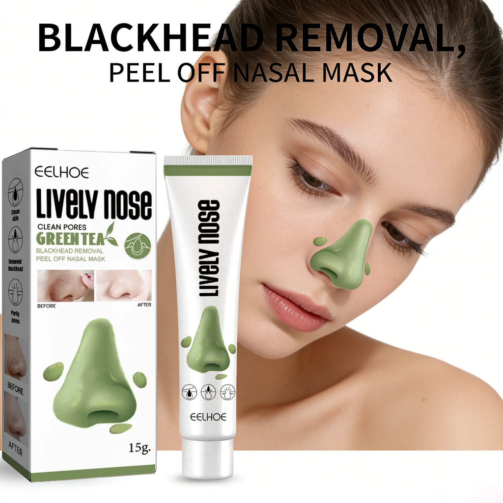 Blackhead Removal Nasal Peel Mask Cleaning Pores Exfoliation Nose Patches Oil Control Smoothing Anti Clogged Skin Cleansing Care Oasis Select