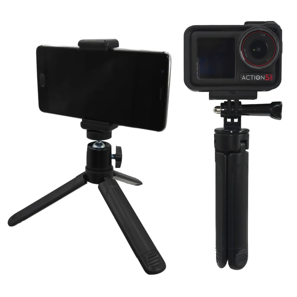 VeFly Extendable Mini Tripod 1/4" – DJI GoPro Insta360 Phone