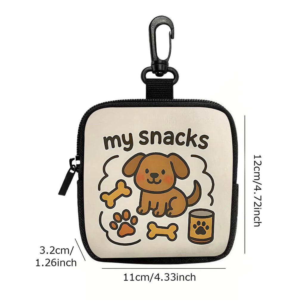 Dog Training Treat Bag Multi-functional pet bag Leakproof Portable Pet treats bag Train Snack Reward Waist Bag Pet supplies Oasis Select White 1PC