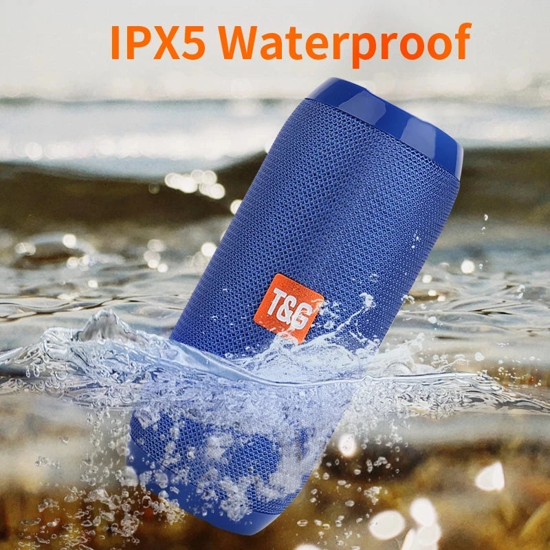T&G Portable Bluetooth 5.3 Speaker | FM Radio, TWS, IPX5