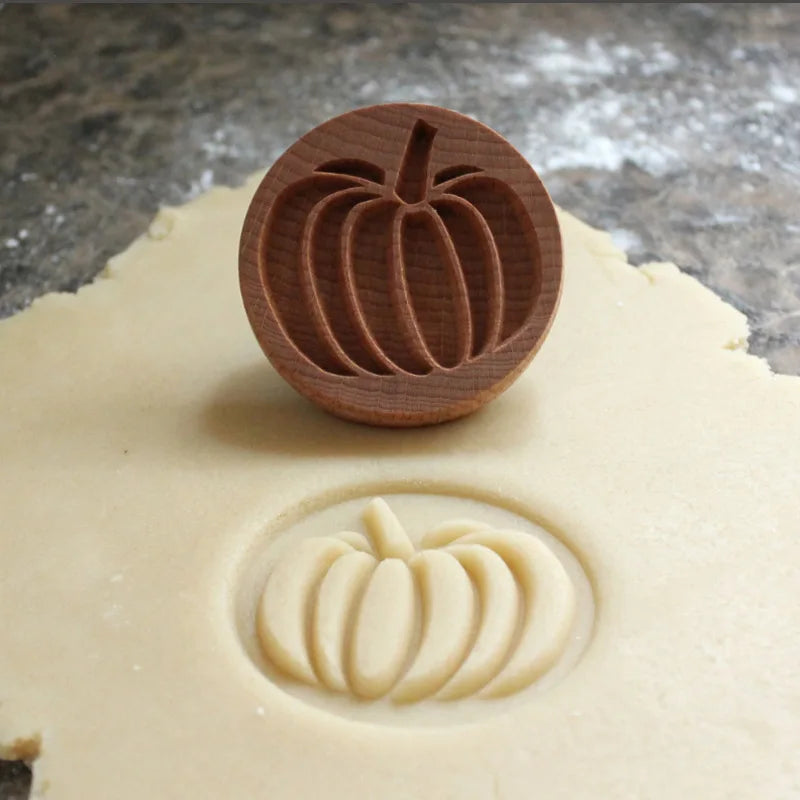 Carving Wood Kitchen Biscuit Mold Carving Cookie Mold Cutter Gingerbread Biscuit Crisp Cake Mold Cookie Stamp Oasis Select Pumpkin