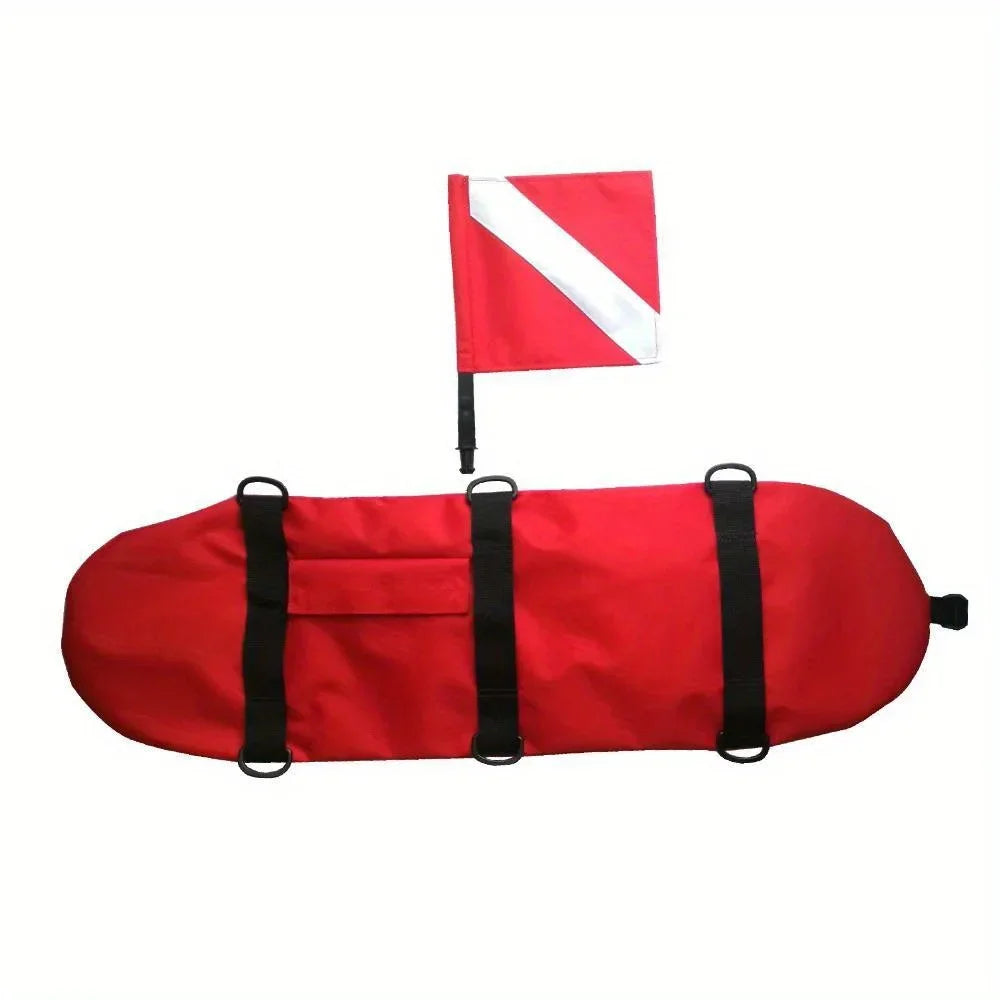 Inflatable Diving Safety Surface Marker Buoy Diver Down Signal Float Buoy Scuba Diving Free Diving Spearfishing Torpedo Buoy Oasis Select