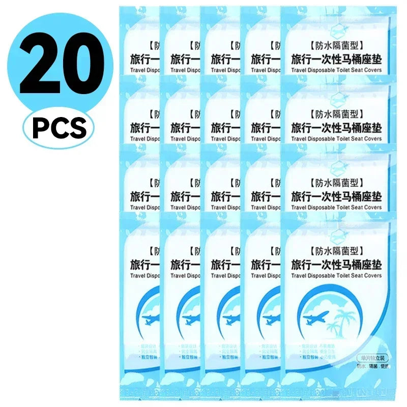 Toilet Seat Cover Toilet Lid for Bathroom Accessories Bowl Disposable Mat Protector Products Household Merchandises Home Garden Oasis Select 20PCS