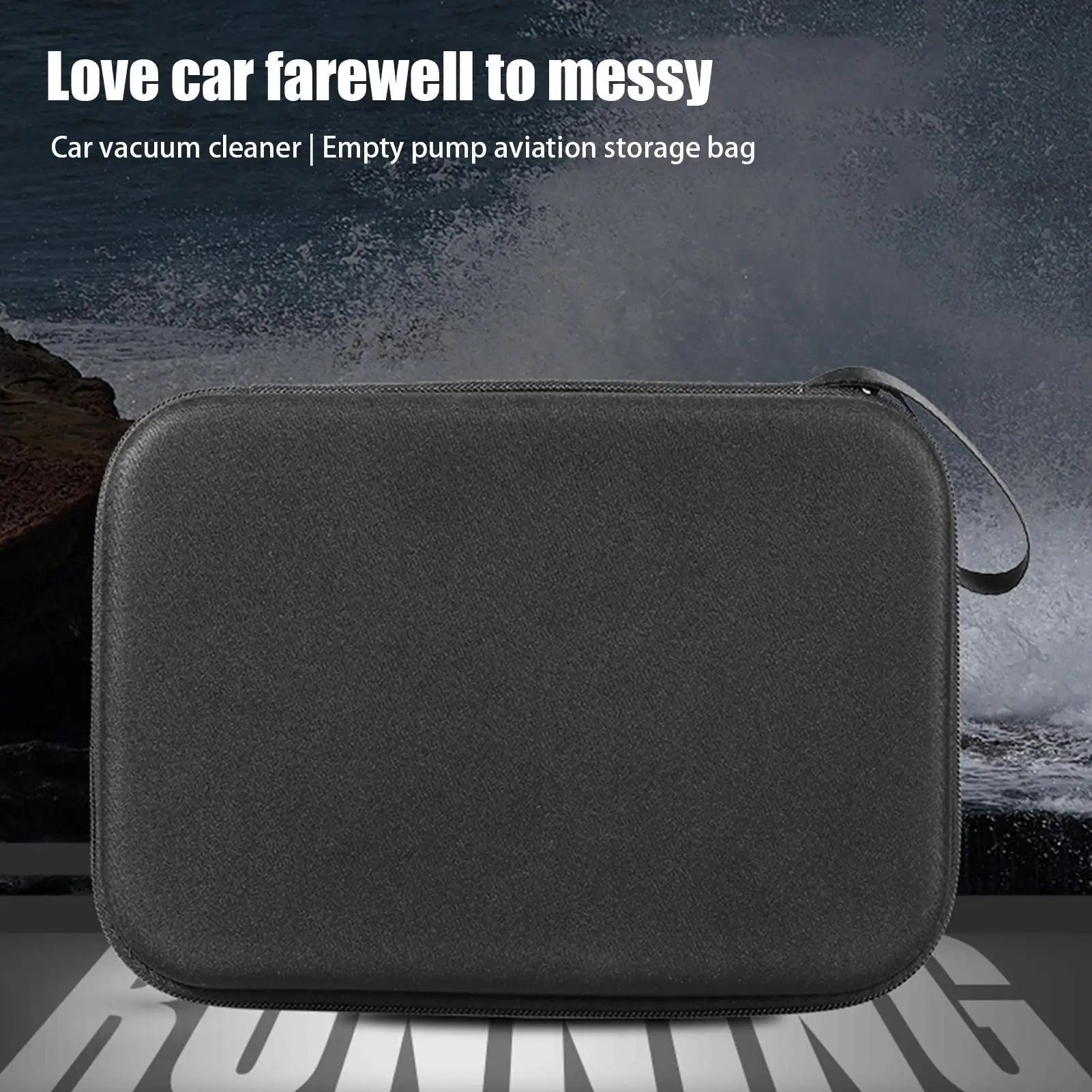 Auto Tire Inflator Carrying Case Vacuum Cleaner Accessory Storage Bag Storage Organizer with Smooth Surfaces for Home Long Trip Oasis Select