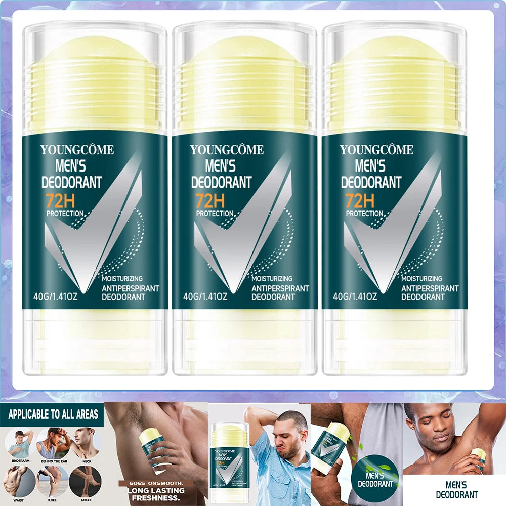 YOUNGCOME Aluminum-Free Deodorant Stick – 72H Odor Control