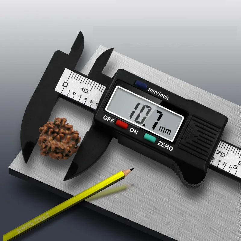 150mm 100mm Digital Caliper Electronic Pachometer Vernier Caliper Gauge Micrometer Digital Ruler Measuring Tool Instrument Oasis Select