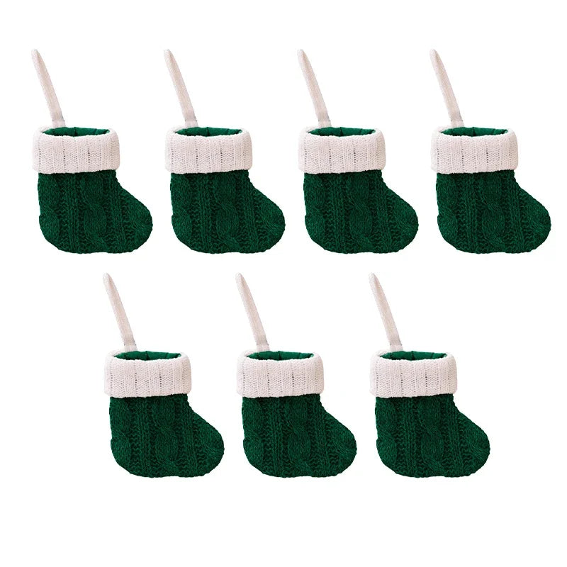 Hanging Stockings Christmas Socks Christmas Celebrations Charming Design Family Gatherings Generous Size Lightweight Material Oasis Select green China Mainland