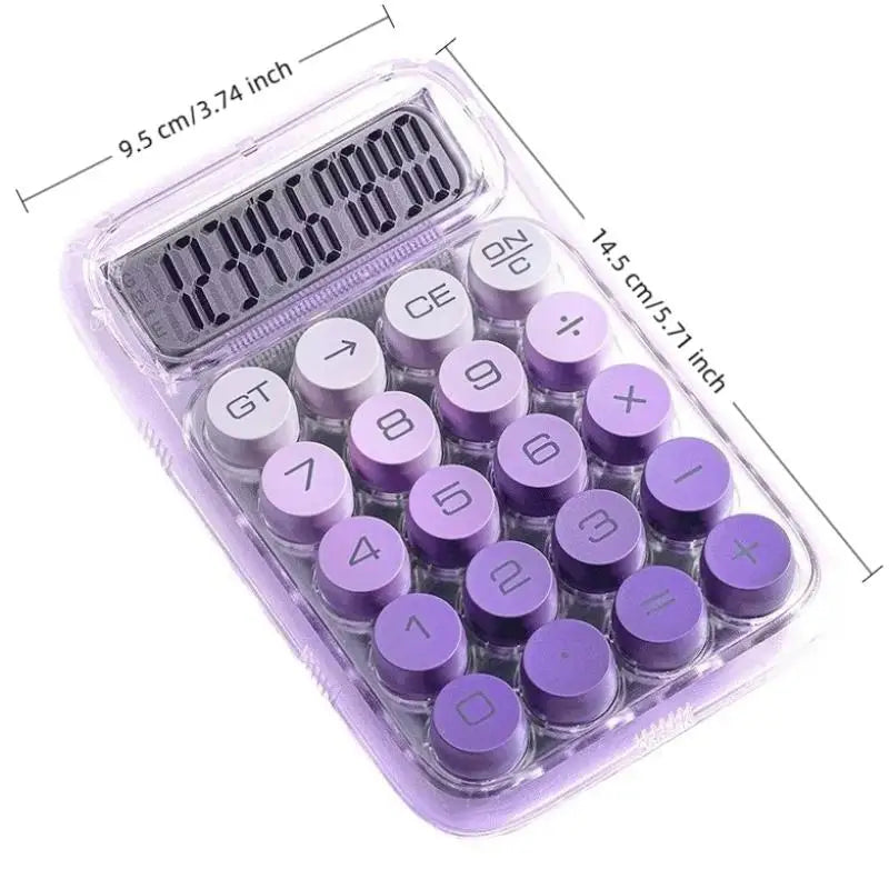 1PCS Large Screen Large Buttons High Appearance Level Calculator Portable Specially Designed For Students Oasis Select
