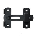 Gate Latch Sliding Barn Door Latch For Locking Matte Black Stainless Steel Gate Latches Flip Latch Safety Door Bolt Latch Lock Oasis Select black-L