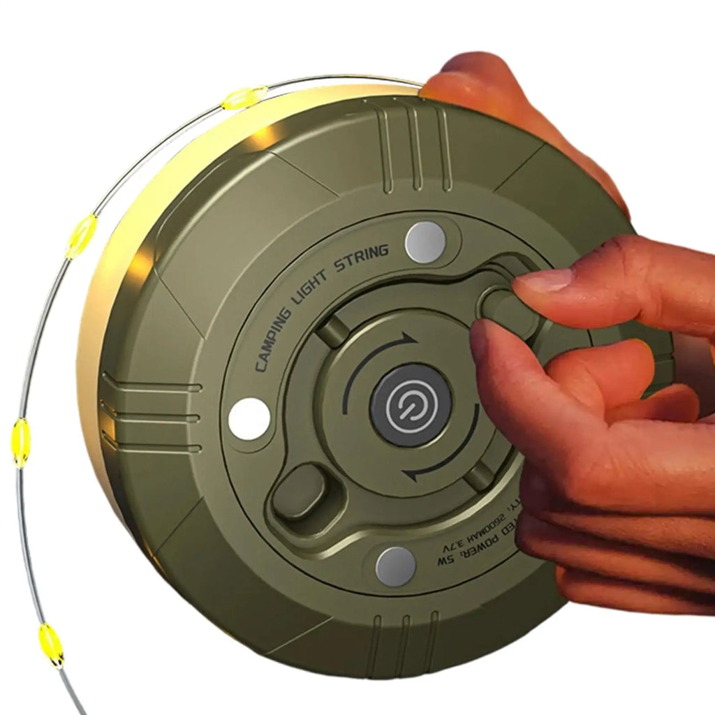 Camping Light LED Reel String Lights Outdoor USB Camping Lamp Recyclable LED Atmosphere Light For Garden Tent Room Decor Oasis Select Default Title