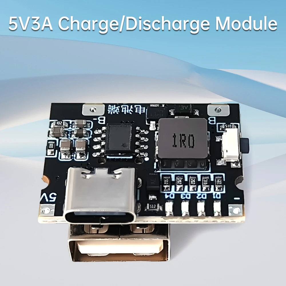 5V3A Charging And Discharging Integrated Module 3.7V4.2V Power Board Charging Protection Module Mobile Power Bank Accessories Oasis Select