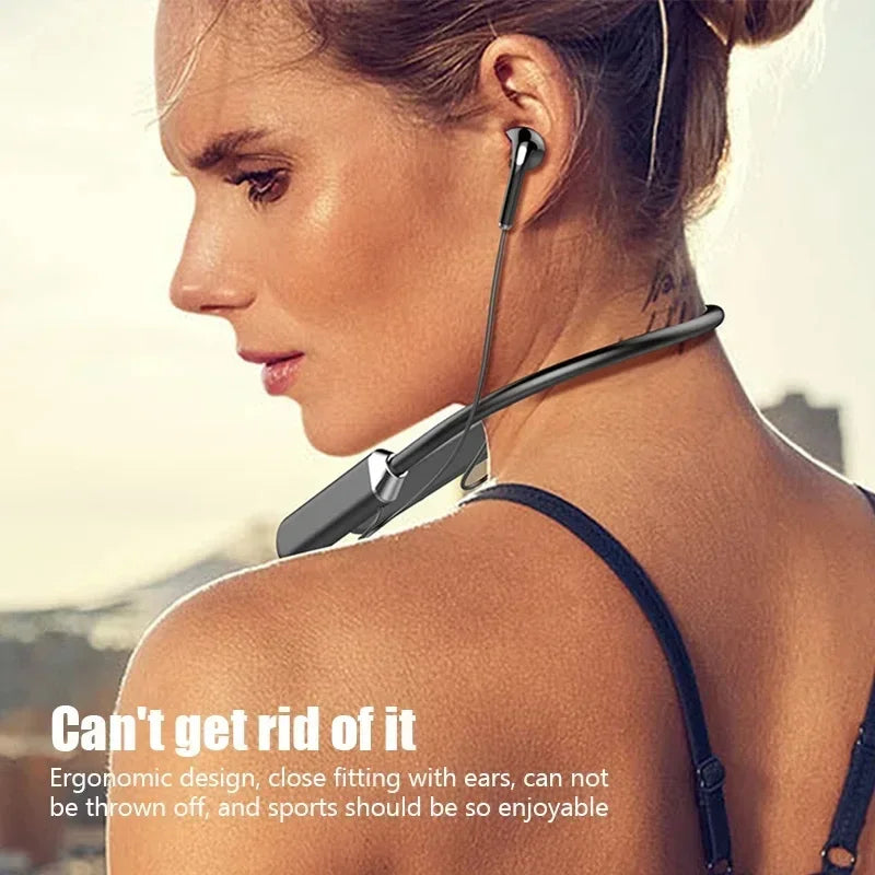 Wireless Neckband Bluetooth Earphones High Sound Quality Stereo Battery Display HD Voice Call Sports Headphones New Product 2025 Oasis Select