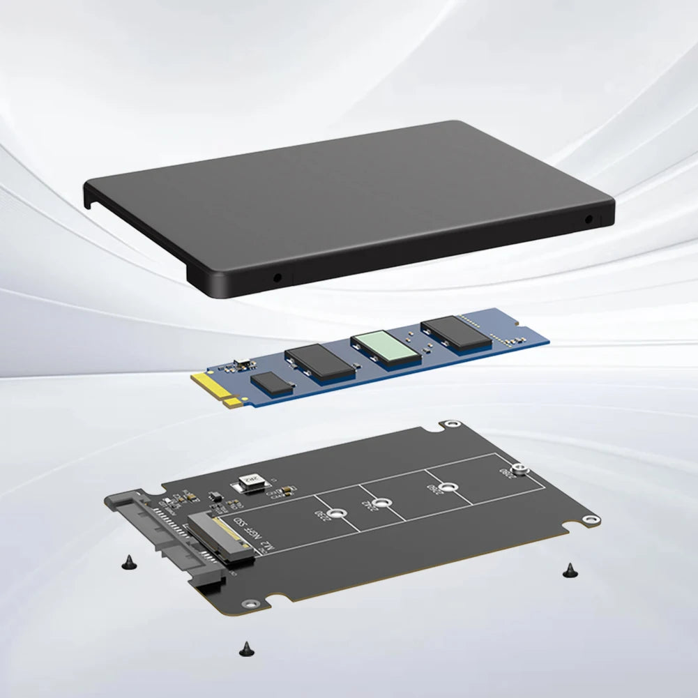 M.2 NGFF B Key to 2.5" SATA SSD Enclosure – 6Gbps, 2230–2280 SSD Drive Enclosure Oasis Select