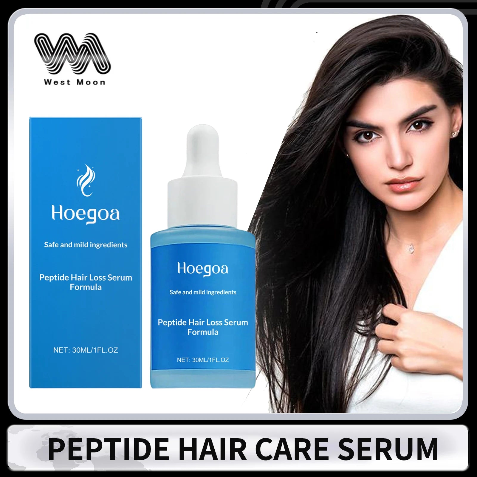 HOEGOA Peptide Hair Serum – Strengthen, Smooth & Repair 30ml