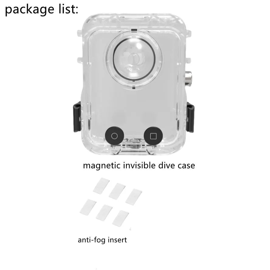 DJI Osmo 360 Waterproof Dive Case – 40M Invisible Housing