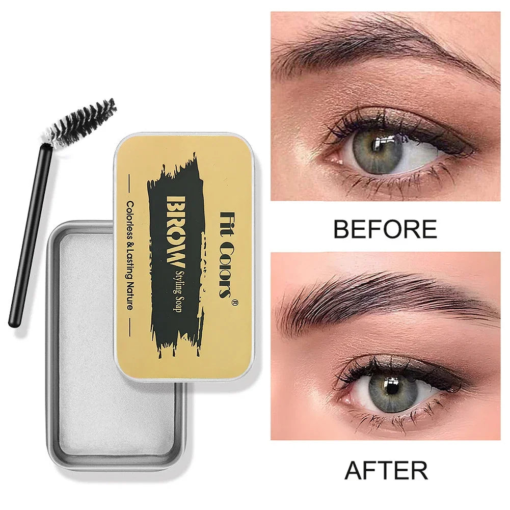 10g Waterproof 3D Eyebrow Styling Cream Quick Drying Natural Wild Brow Pomade Setting Gel Wax Sculpt Soap Oasis Select