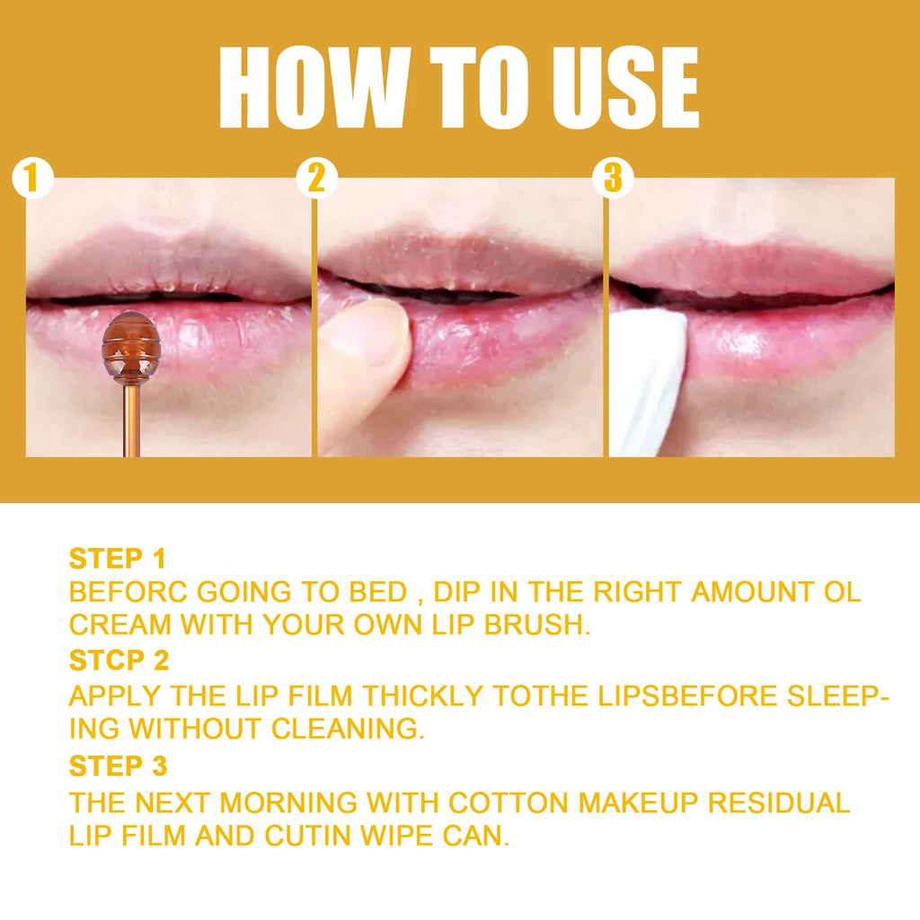 Eelhoe Honey Lip Mask – Moisturizing & Exfoliating Lip Care Lip Mask Treatment Oasis Select