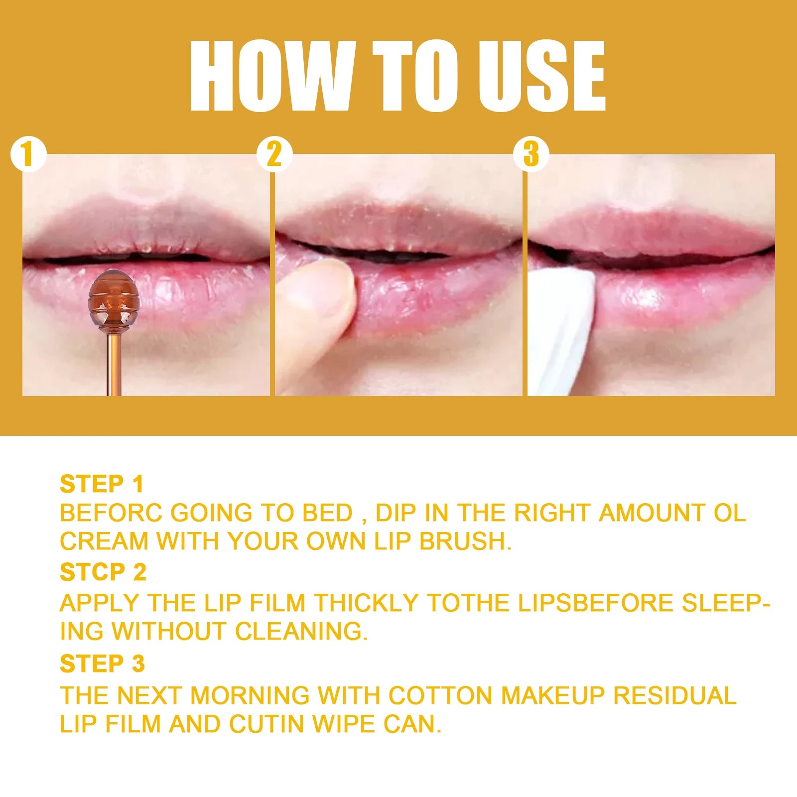 Eelhoe Honey Lip Mask – Moisturizing & Exfoliating Lip Care Lip Mask Treatment Oasis Select
