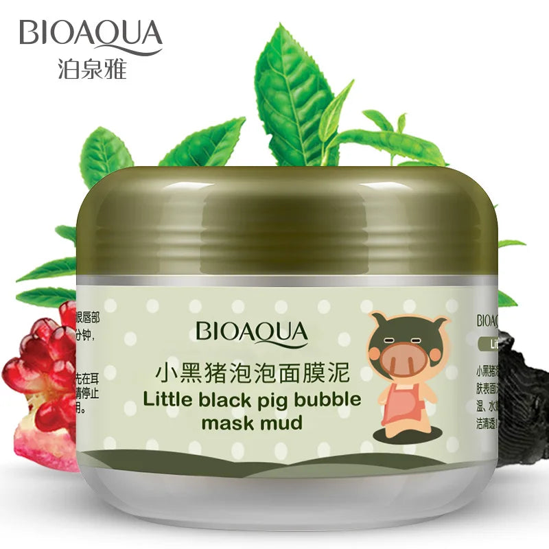 BIOAQUA Collagen Mud Face Mask – Deep Clean & Oil Control Clay Face Mask Oasis Select Bubble