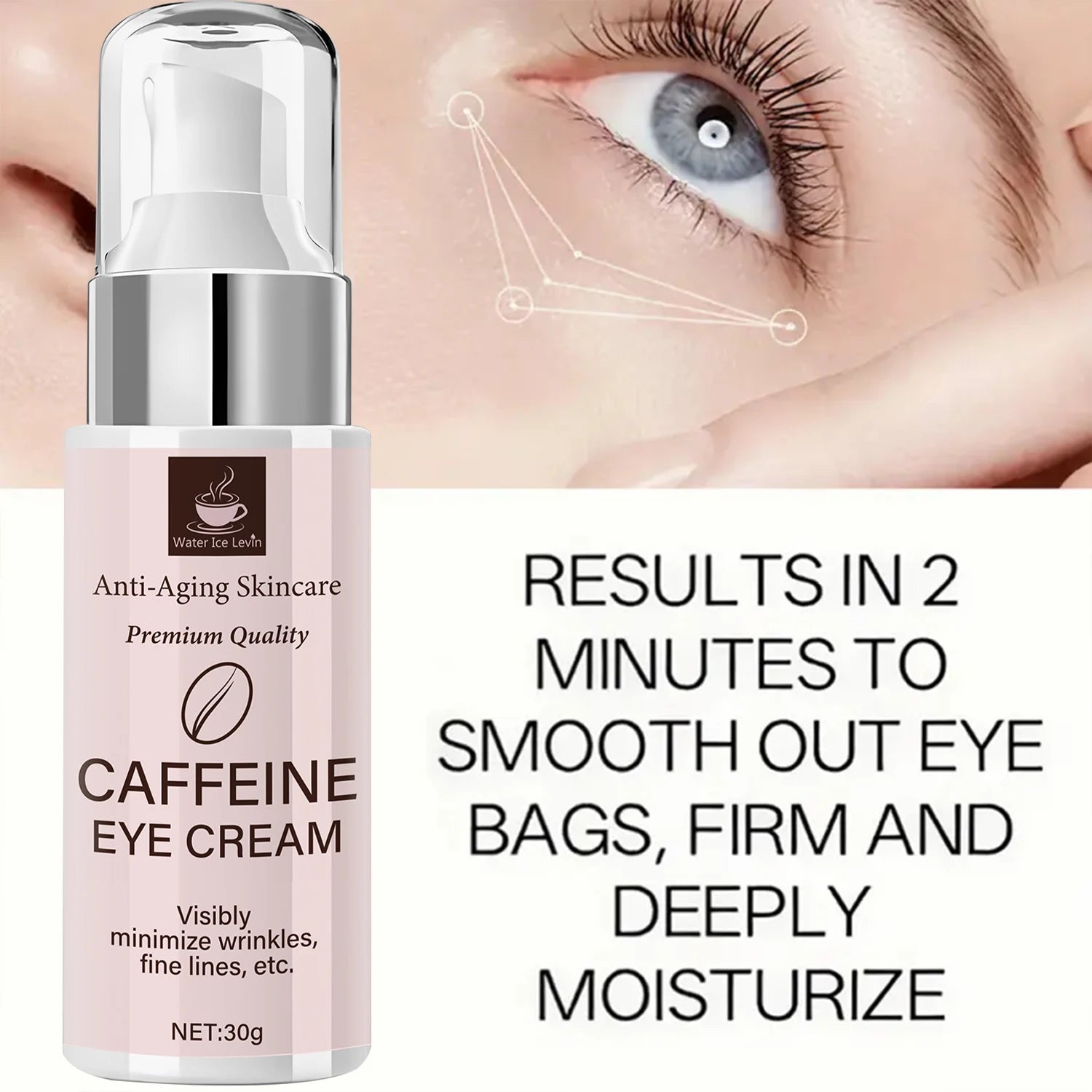 Caffeine Eye Cream – Niacinamide & Hyaluronic Acid Anti-Aging Anti-Aging Eye Cream Oasis Select