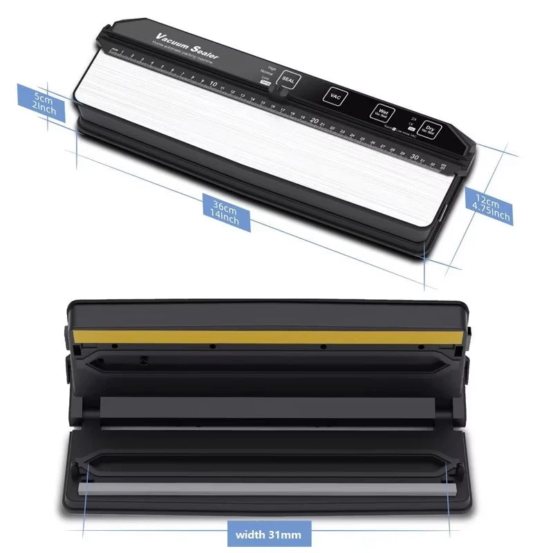 GUOHE 145W Double Pump Food Vacuum Sealer – Dry & Wet Mode