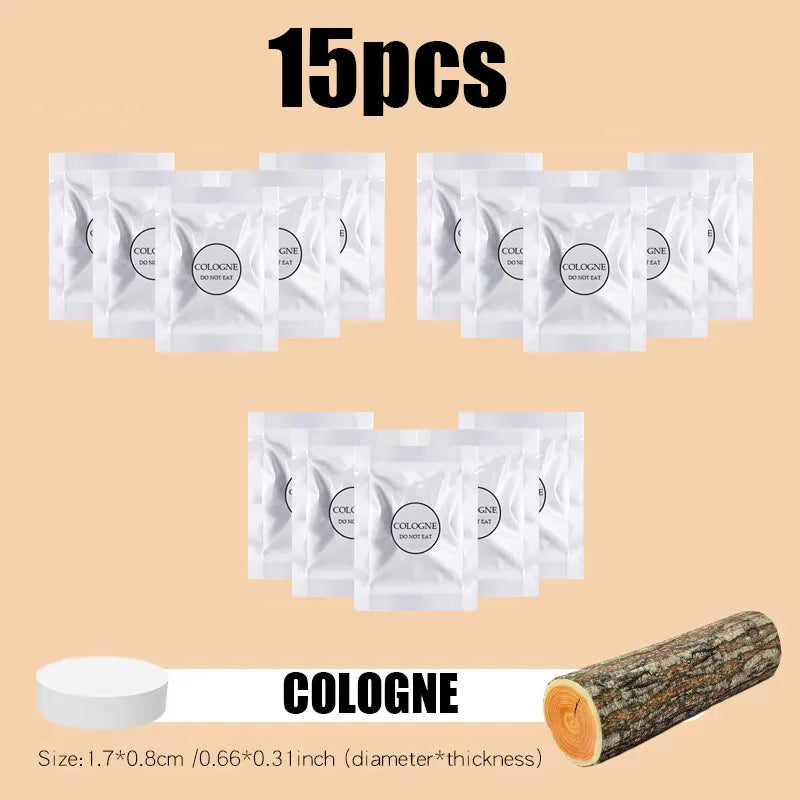 5/10/15/20PCS Car Air Outlet Aromatherapy Tablets Air Outlet Supplement Tablets Pe Solid Fragrance Tablets Air Purifier Oasis Select 15pcs-Cologne
