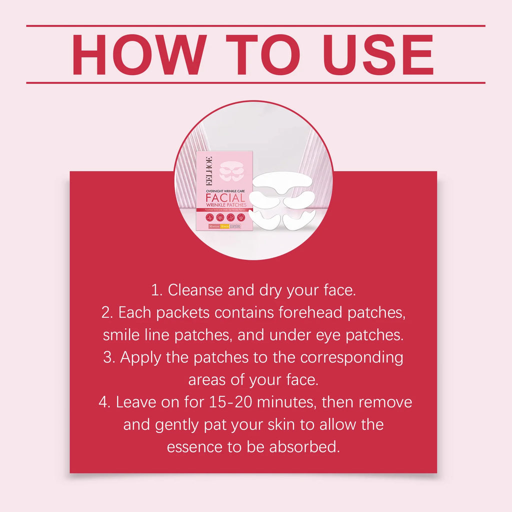 Collagen Care Patch Set – Smooth & Hydrated Facial Skin Collagen Face Patch Oasis Select