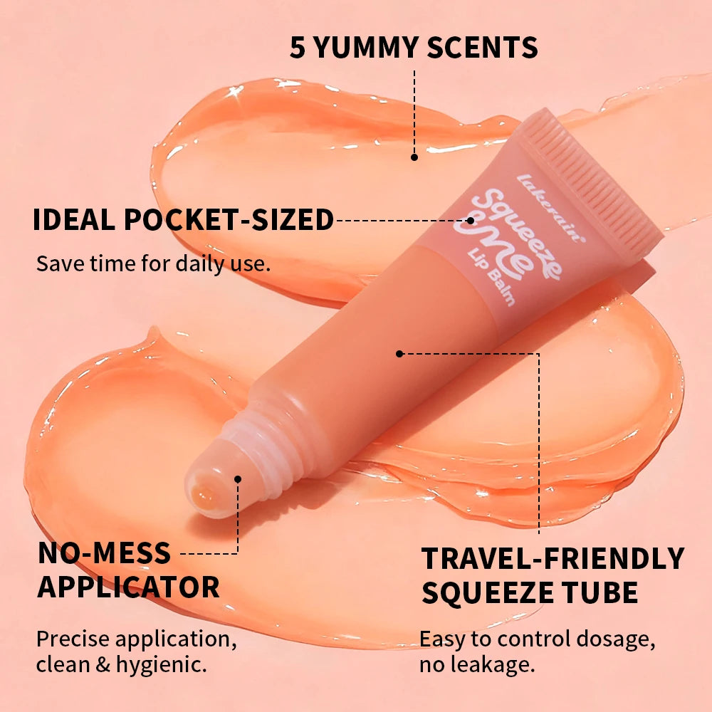 Lakerain Squeeze Lip Balm Long Lasting Deeply Nourishes Relieves Tightness Daily Care Hydrating Shine Lip Tint Makeup Oasis Select
