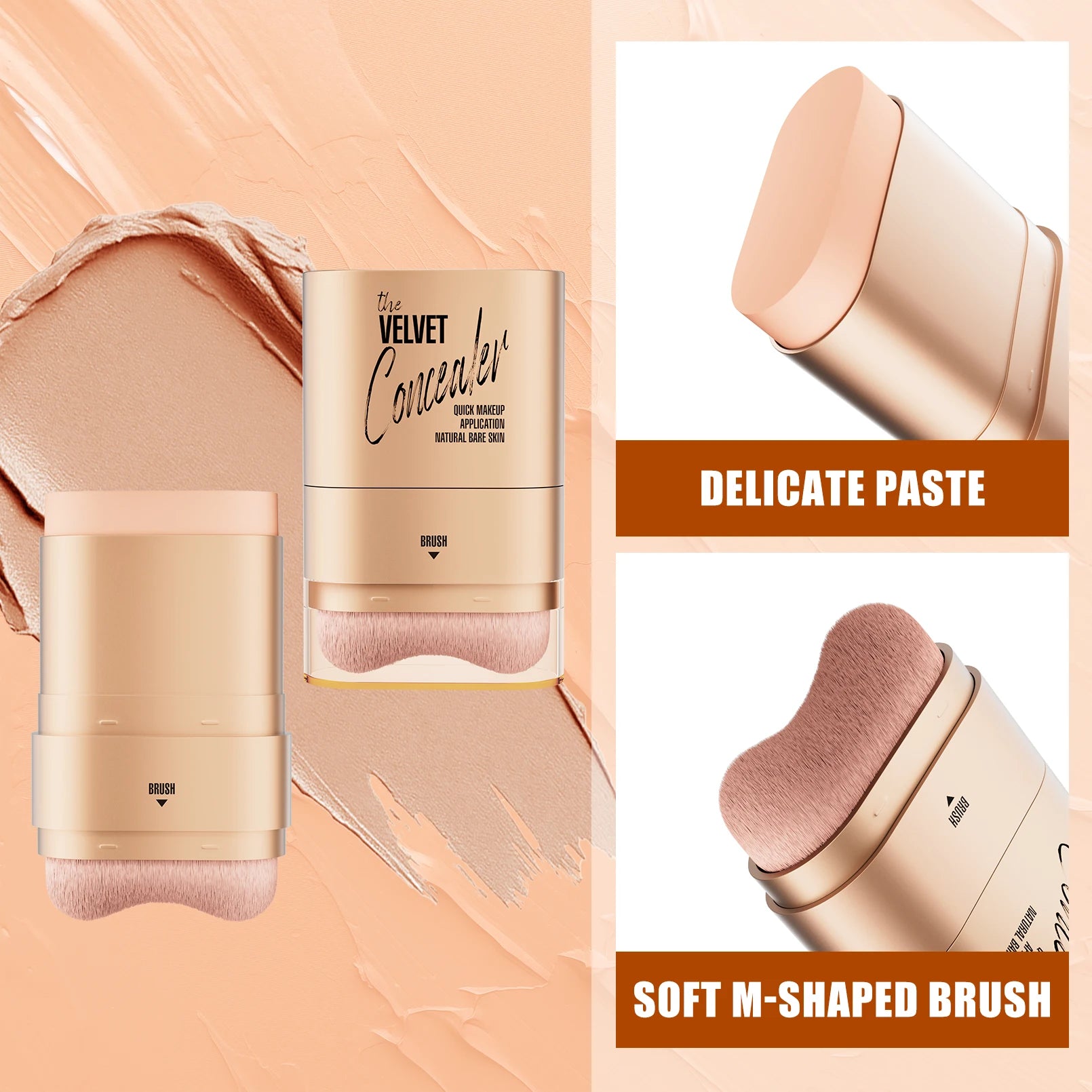 SADOER 4-Color Concealer Palette – Waterproof & Long-Lasting