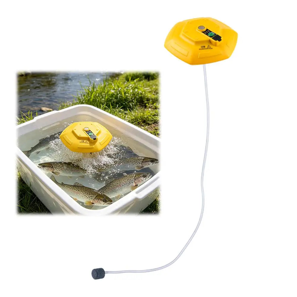 Outdoor Aerator Pump UFO Float Aerator Portable Float Fishing Small Aerator Fishing Automatic Oxygen Machine Oasis Select 1pc
