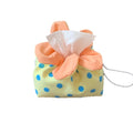 Stylish Lightweight Flower Tissue Box Multipurpose Soft Tissue Storage Bag Decorative Canvas Drawstring Tissue Box Office Oasis Select Canvas