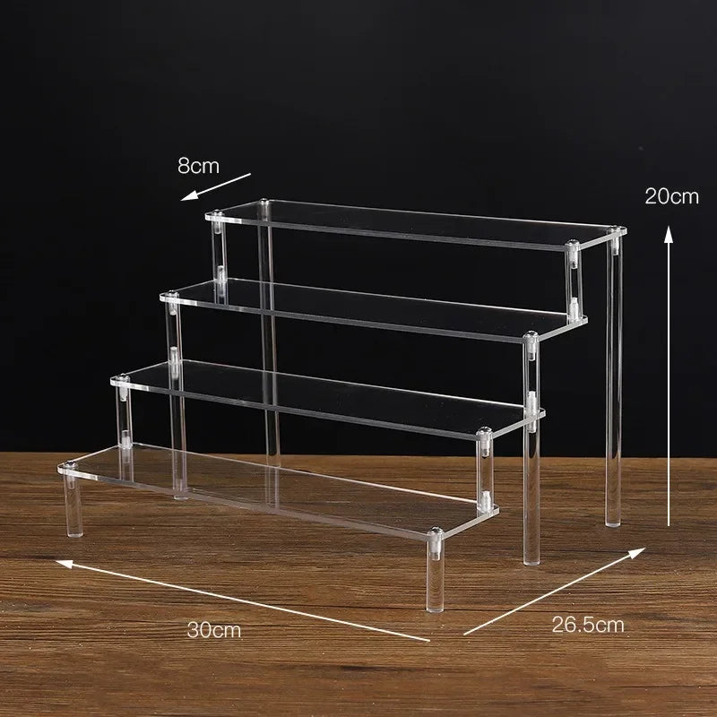 Acrylic Display Riser Rack – Perfume, Makeup & Cupcake Stand