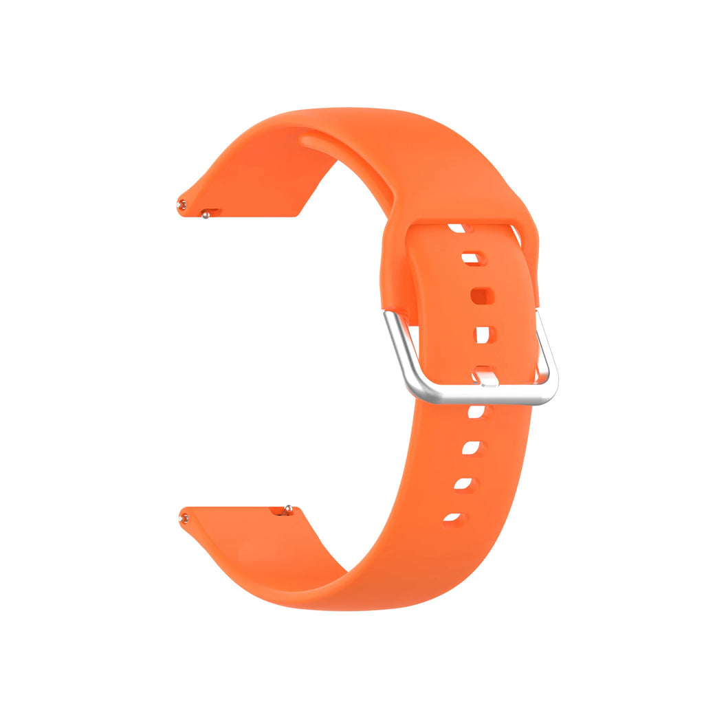 Silicone Watch Band 20mm 22mm – Polar, Garmin, Samsung & More Silicone Watch Band Oasis Select Orange 22mm