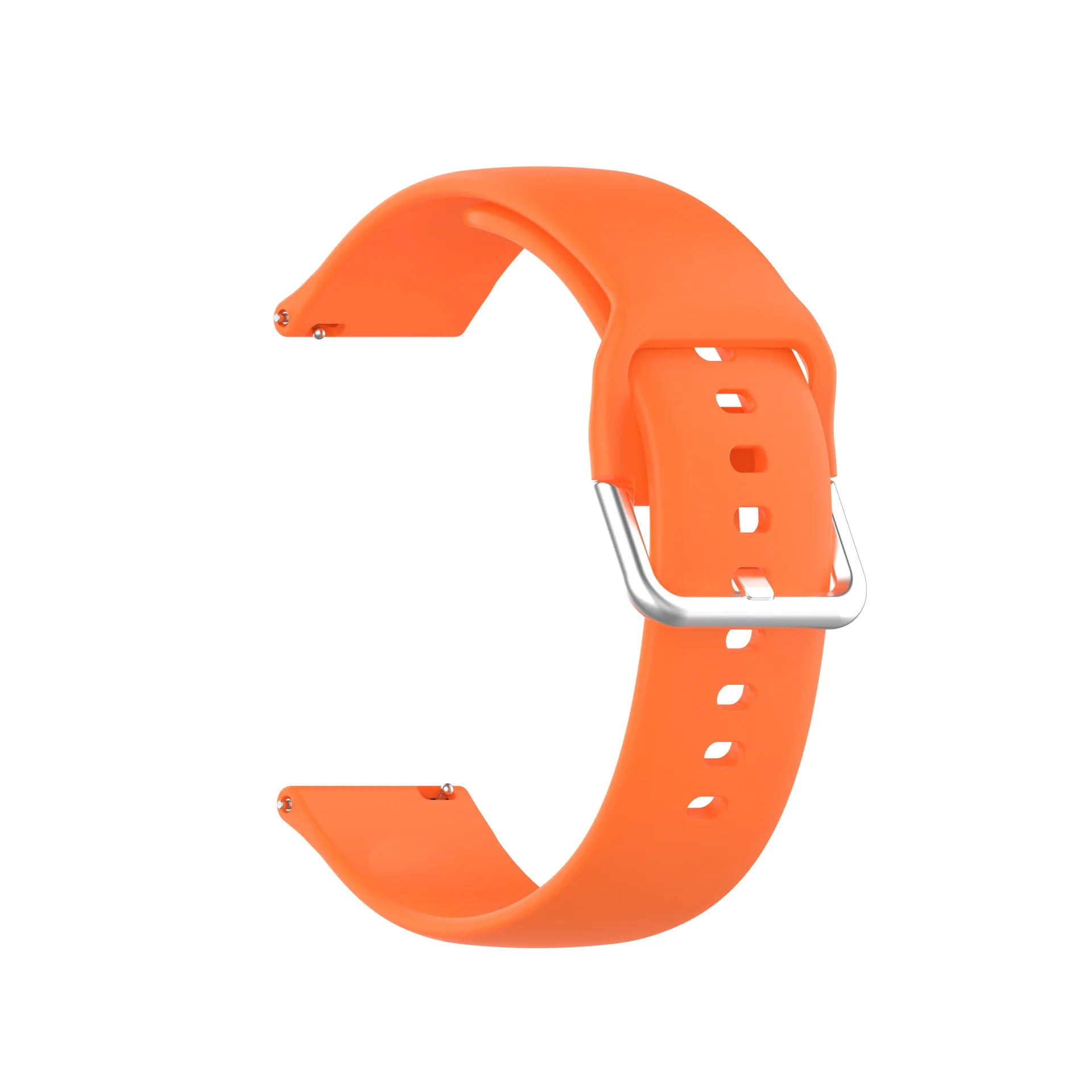 Silicone Watch Band 20mm 22mm – Polar, Garmin, Samsung & More Silicone Watch Band Oasis Select Orange 22mm