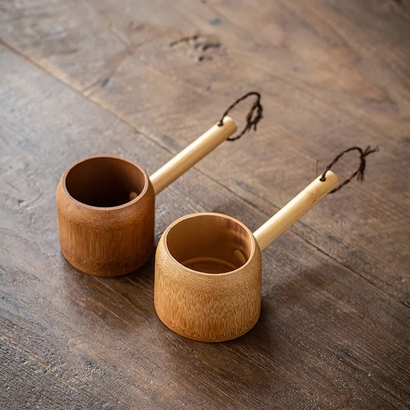 400ml Bamboo Soup Ladle – Japanese Style Kitchen & Bath Spoon Bamboo Kitchen Ladle Oasis Select