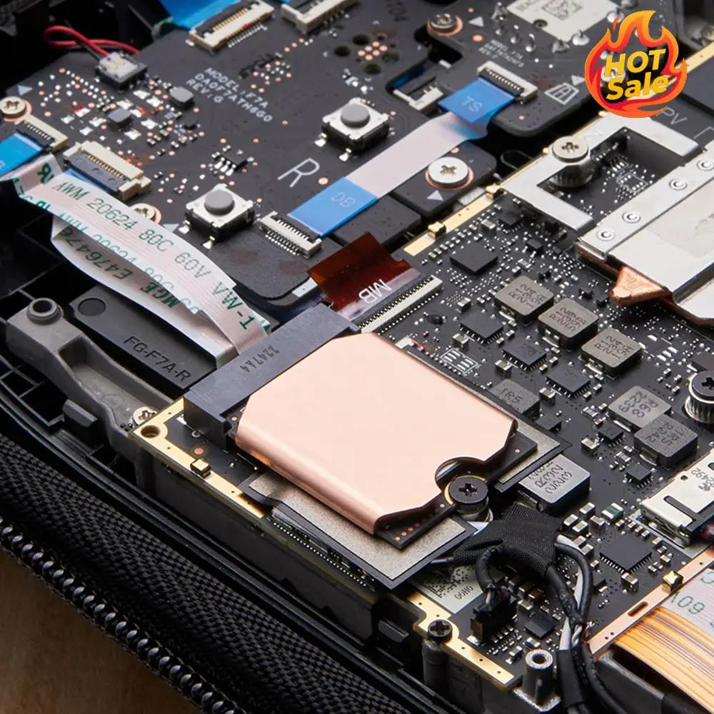Heat Sink Copper with Thermal Silicone Pad Heat Cooler Radiator Antioxidant Game Console Accessories for Steam Deck M.2 2230 SSD Oasis Select