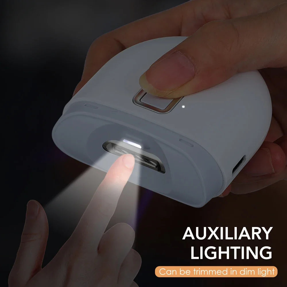 AFDEAL Electric Nail Clipper LED Light – Baby, Adult & Pet