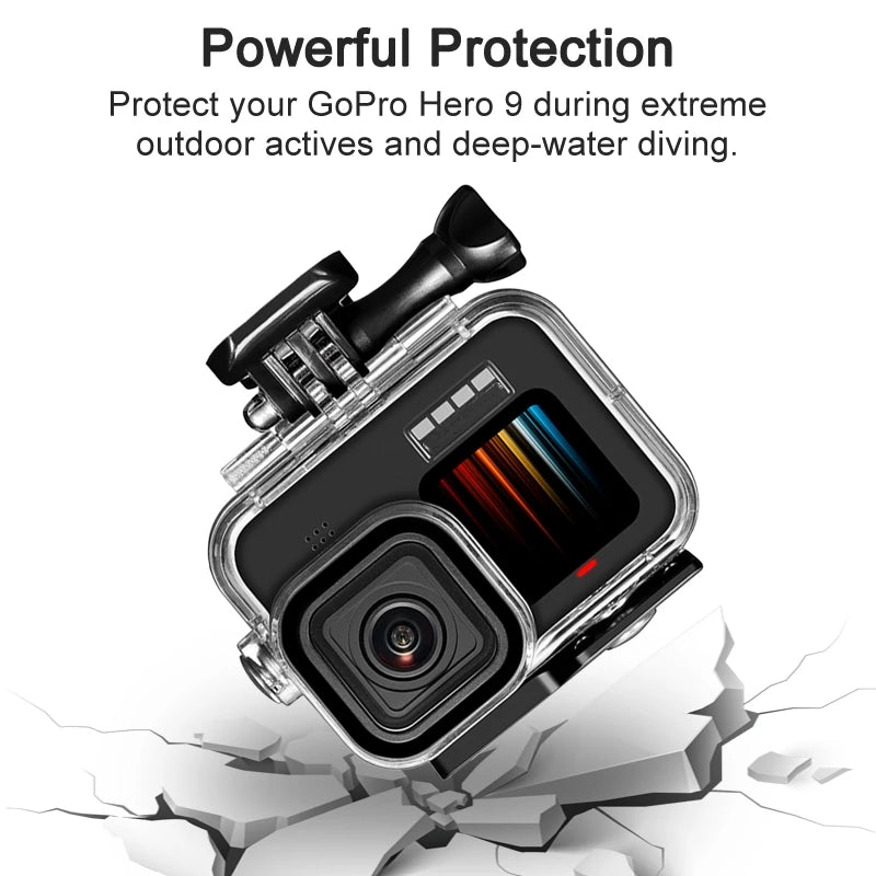 GoPro Hero 9–13 Waterproof Diving Case + Color Filters | 60m Underwater Camera Case Oasis Select