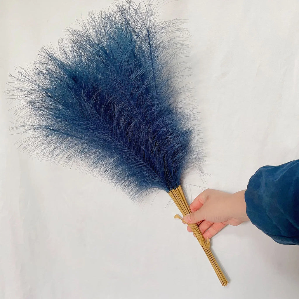 Fluffy Pampas Grass Boho Decor Flower Fake Plant Reed Simulated