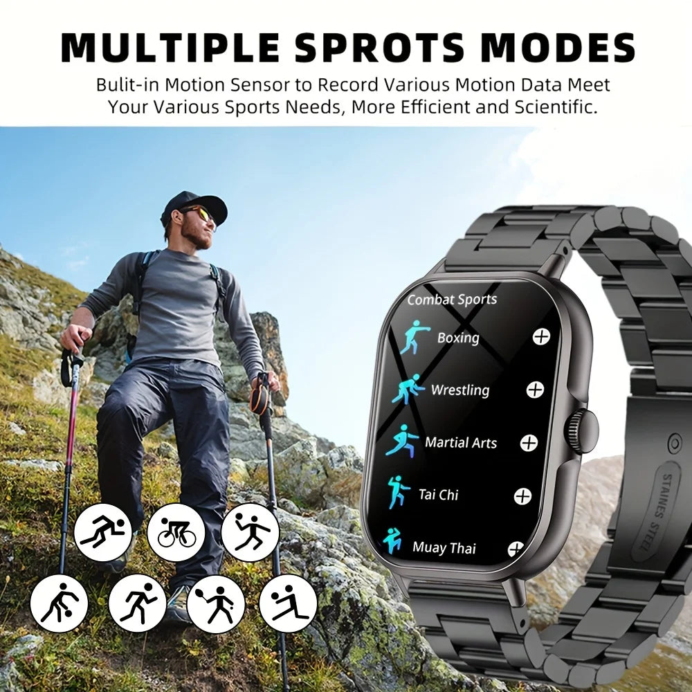 ERUN Smart Watch 2.01" Touch Screen, Call & Sleep Tracker