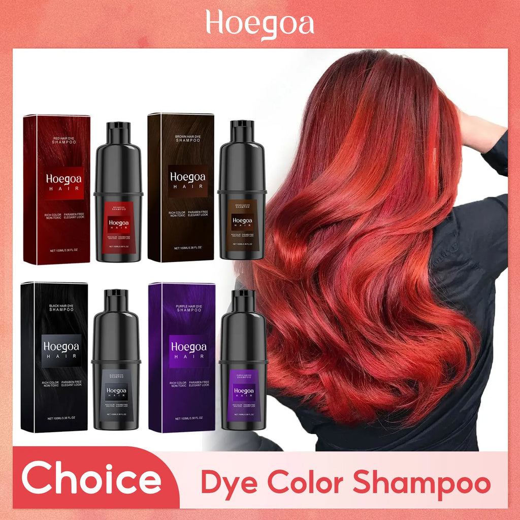 Instant Dye Shampoo DIY Hair Dye Natural Black Color Repair Gray White Hair Non-Irritating Hair Coloring Shampoo For Men Women Oasis Select