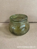 Glass Lid Empty Cup Candle Holder Cute Fragrance Glass Bottle Aromatherapy Candle Container Oasis Select Light Yellow