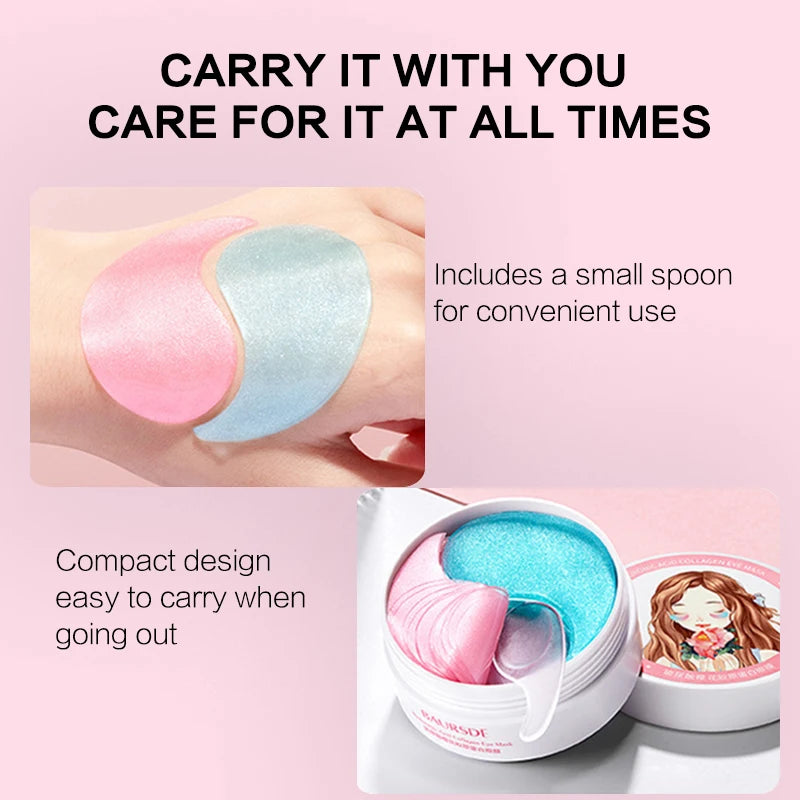 Cherry Blossom & Collagen Under Eye Patches – 30 Pairs Under Eye Mask Oasis Select