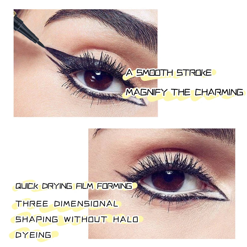 YANQINA Waterproof Liquid Eyeliner Pen – Matte Quick-Dry
