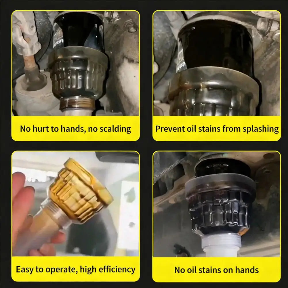 Universal Car Oil Funnel Filter Tool – Spill-Free Refueling