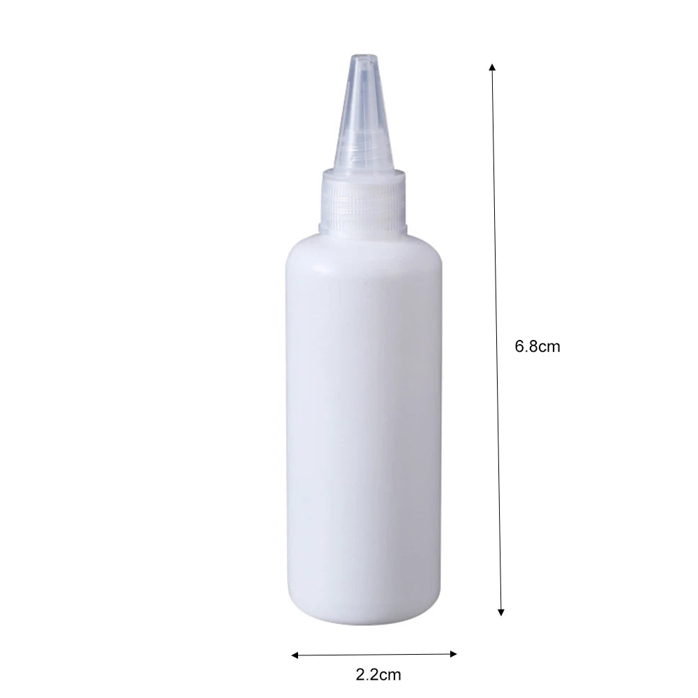 5/10/20/30/50/60/100ml Empty PE Plastic Glue Bottles With Screw-On Lids Squeeze Liquid Ink Oil Dropper Bottles Oasis Select null-5ml