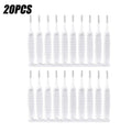 10-100PCS Shower Cleaning Brush Bathroom Micro Nylon Brush Nozzle Anti-blocking Cleaning Tools Bathroom Accessories Oasis Select 20PCS